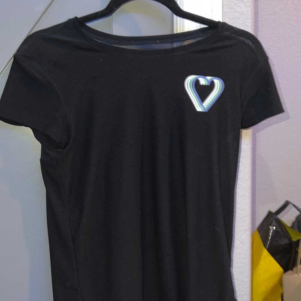 small top with halfway mesh back